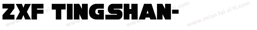 zxf tingshan字体转换